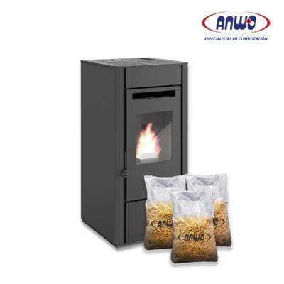 KIT ESTUFA STELLA 6 + 5 BOLSAS PELLET 18KG